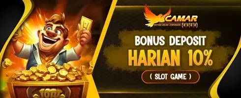Bonus Deposit Harian 10% promotional banner
